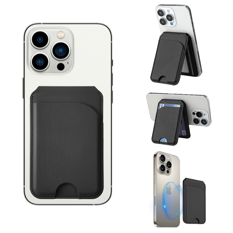 MagWallet Secure - RFID-Blocking Magnetic Phone Wallet and Stand