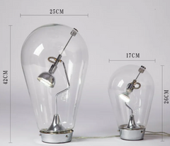 Sleek Art Glass Lamps